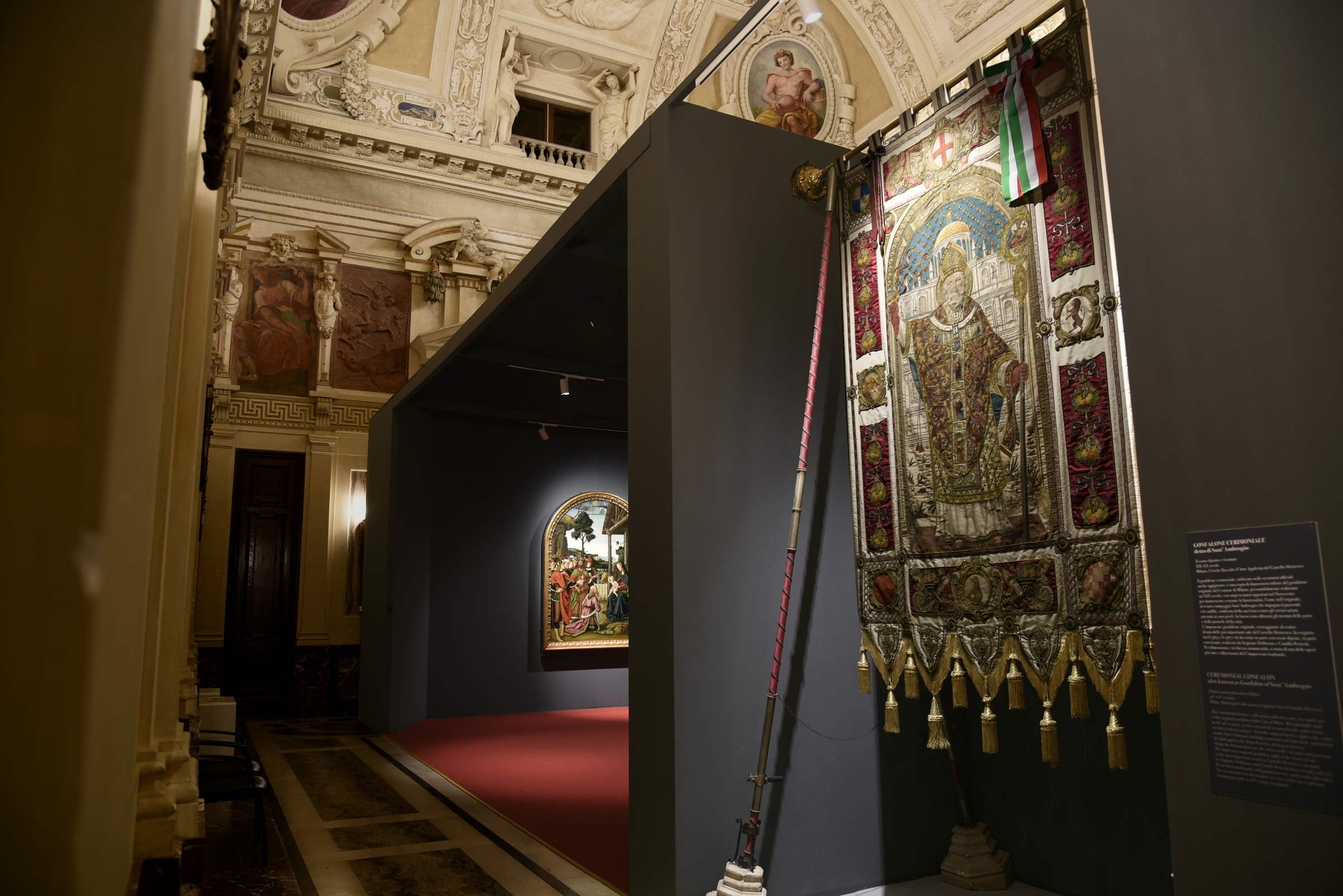 Nexhibit Design allestimento mostra PERUGINO-A-PALAZZO-MARINO